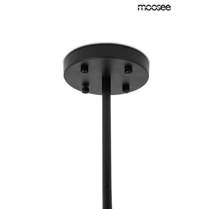 Moosee MOOSEE lampa wisząca ASTRIFERO 10 czarna / bursztynowa (MSE010100181)