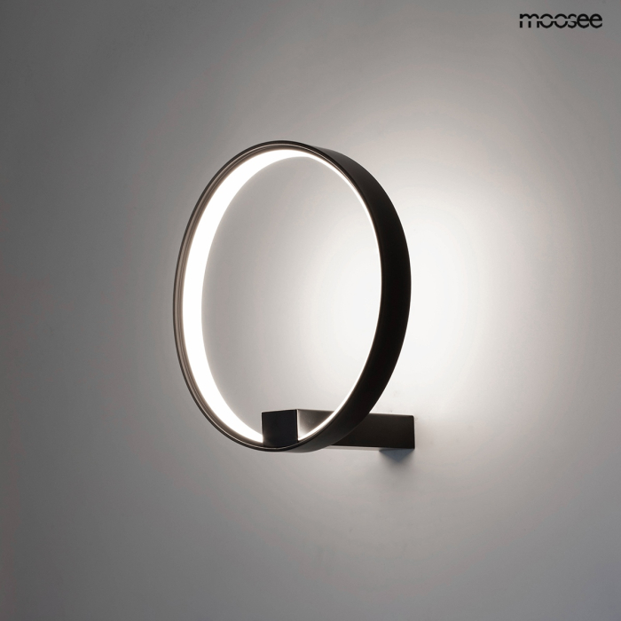MOOSEE lampa ścienna CIRCLE WALL czarna (MSE010100378)