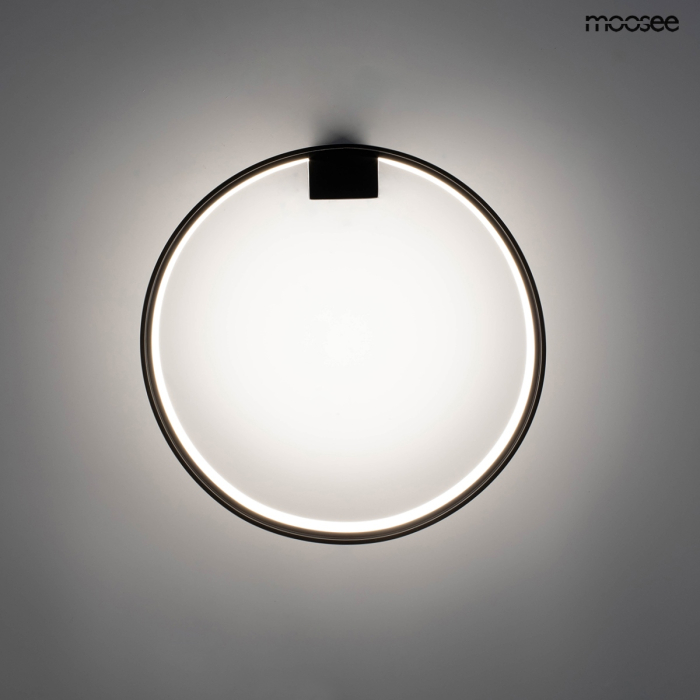 MOOSEE lampa ścienna CIRCLE WALL czarna (MSE010100378)