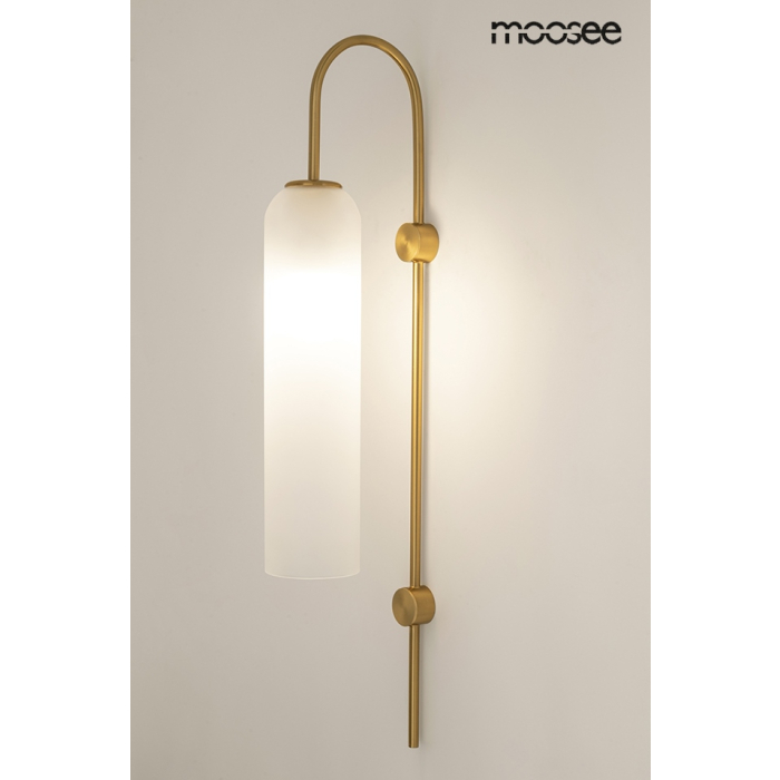 MOOSEE lampa ścienna SLACK złota / biała (MSE010100341)