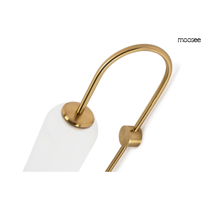 MOOSEE lampa ścienna SLACK złota / biała (MSE010100341)