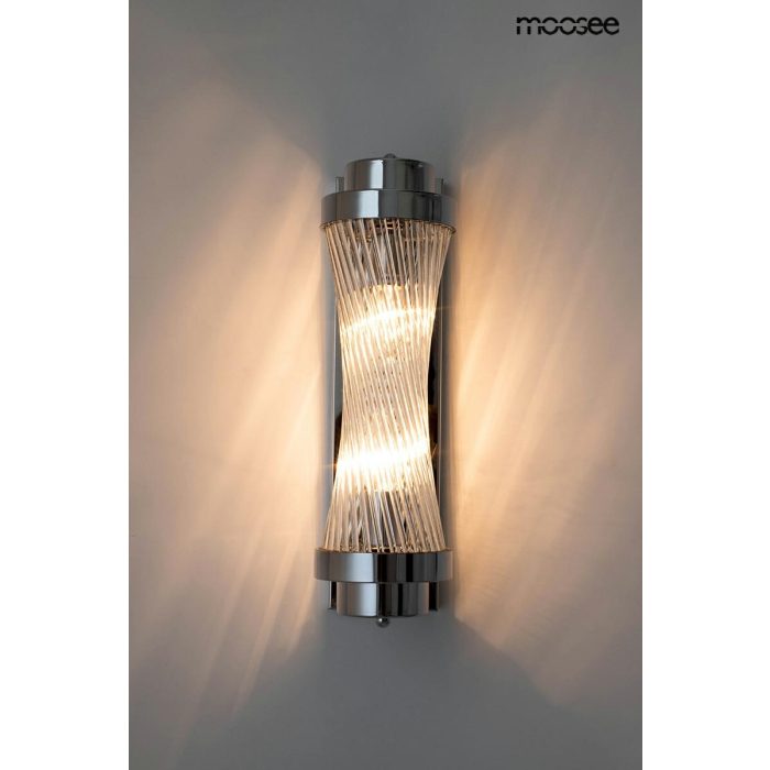 MOOSEE lampa ścienna COLUMN 40 srebrna (MSE010100360)