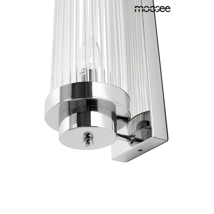 MOOSEE lampa ścienna COLUMN 40 srebrna (MSE010100360)