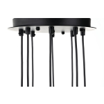 King Home Lampa wisząca FLUSSO 8 czarna (91908)