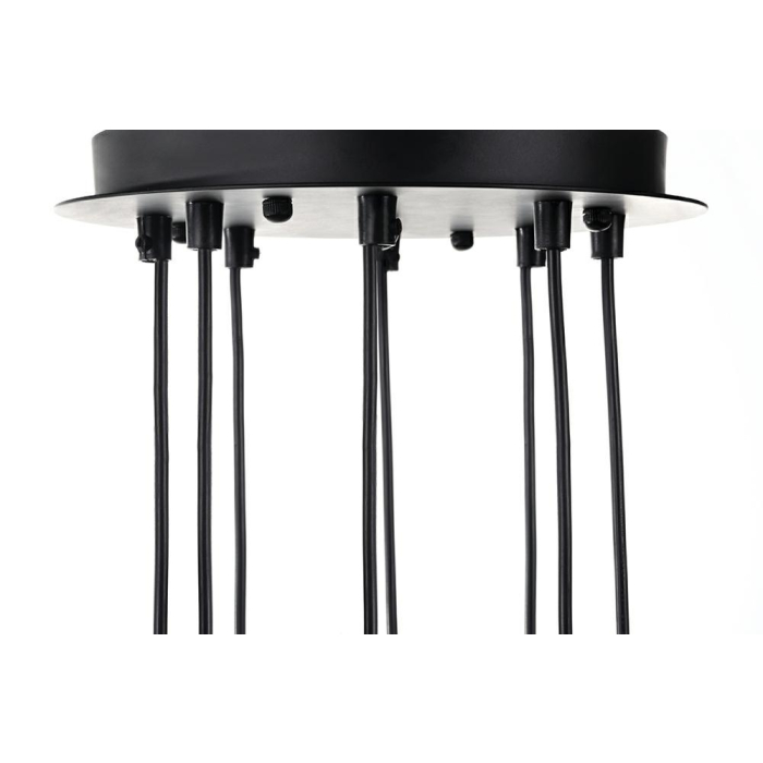King Home Lampa wisząca FLUSSO 8 czarna (91908)