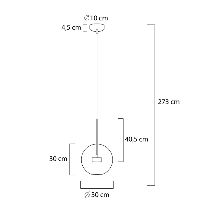 King Home Lampa wisząca CAPRI złota - 60 LED, aluminium, szkło (XCP9148-1)