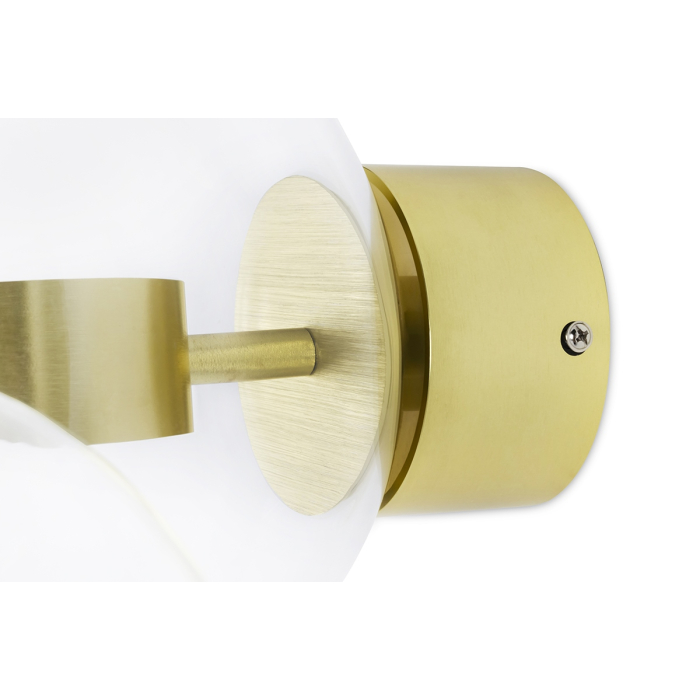 King Home Lampa ścienna CAPRI WALL 6 złota (XCW9148-1B)