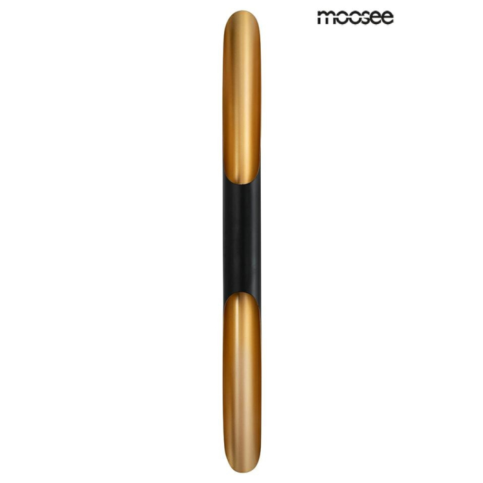 Moosee MOOSEE lampa ścienna CONTEO WALL czarna / złota (MSE010400124)