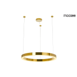 Moosee MOOSEE lampa wisząca RING LUXURY 70  złota - LED, chromowane złoto (MSE010100170)