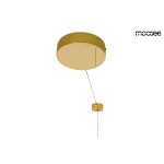 Moosee MOOSEE lampa wisząca RING LUXURY 70  złota - LED, chromowane złoto (MSE010100170)
