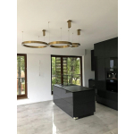 King Home Lampa wisząca RING 40 złota - LED, stal (JD8169-40)