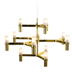 Step into Design Lampa wisząca CANDLES-12A złota 75cm