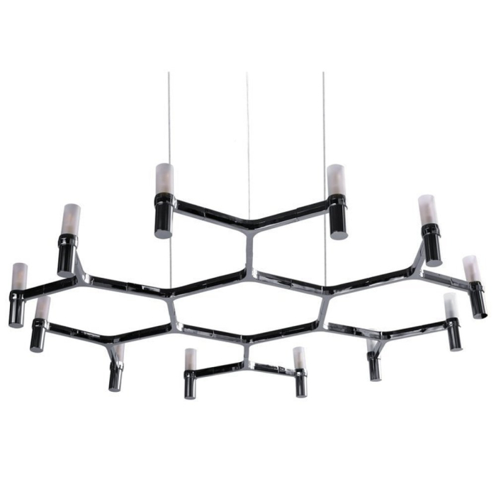 Step into Design Lampa wisząca CANDLES-12B chrom 106cm
