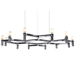 Step into Design Lampa wisząca CANDLES-12B chrom 106cm