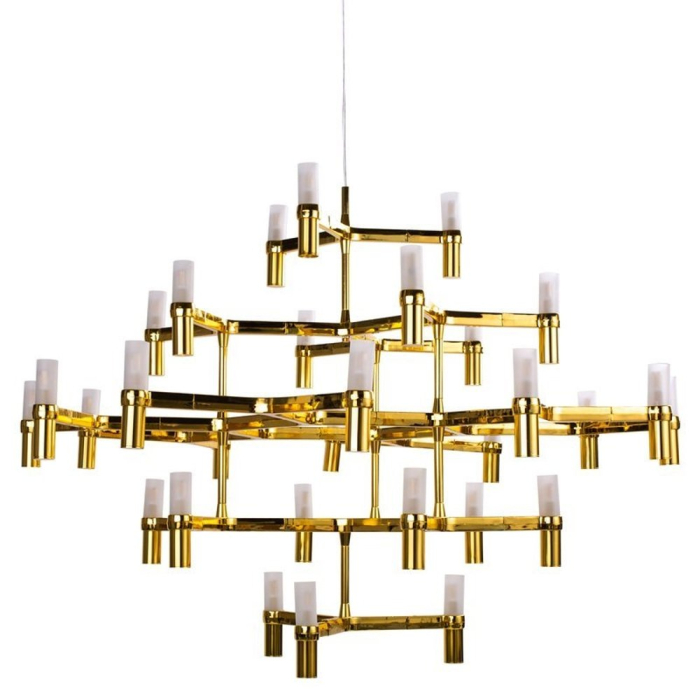 Step into Design Lampa wisząca CANDLES-30 złota 120cm