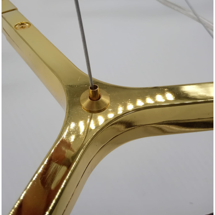 Step into Design Lampa wisząca CANDLES-30 złota 120cm