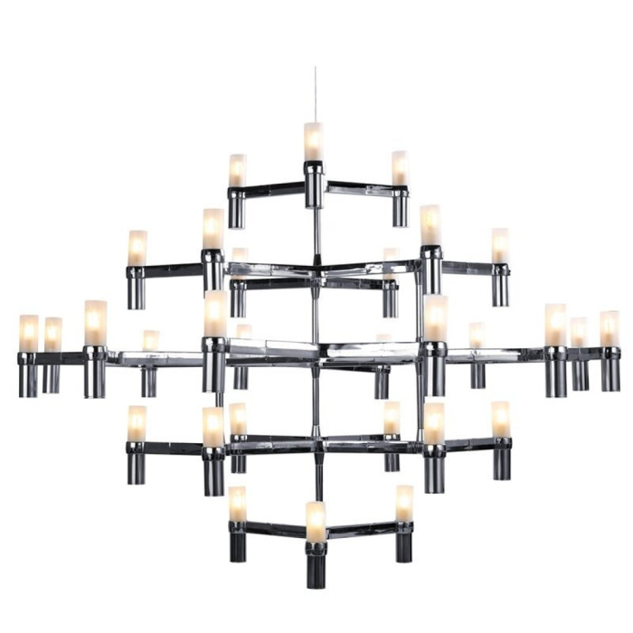 Step into Design Lampa wisząca CANDLES-30 chrom 120cm
