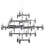 Step into Design Lampa wisząca CANDLES-30 chrom 120cm