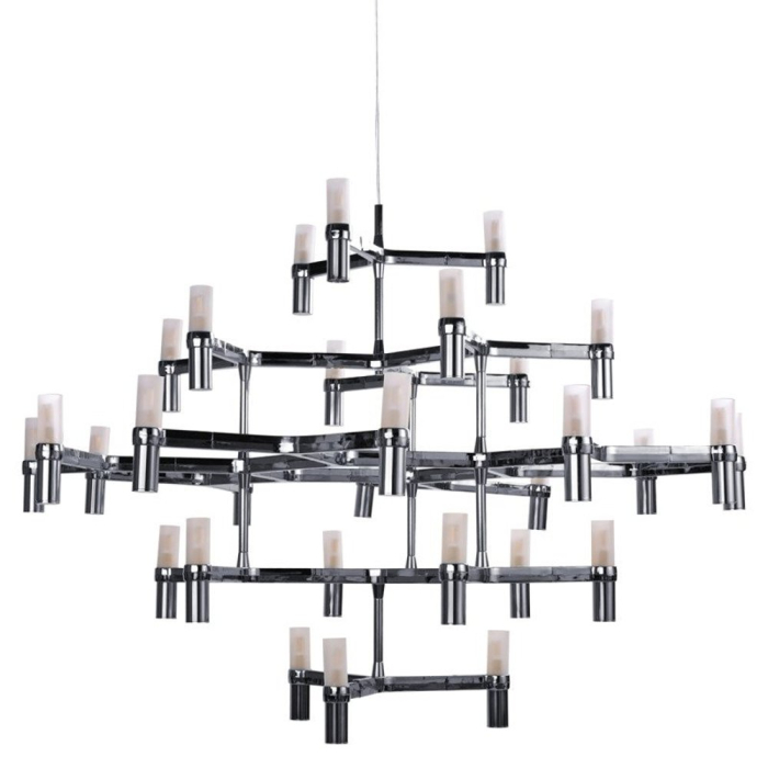 Step into Design Lampa wisząca CANDLES-30 chrom 120cm