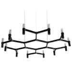 Step into Design Lampa wisząca CANDLES-12B czarna 106cm