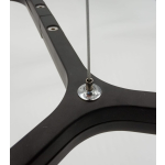 Step into Design Lampa wisząca CANDLES-10 czarna 165cm