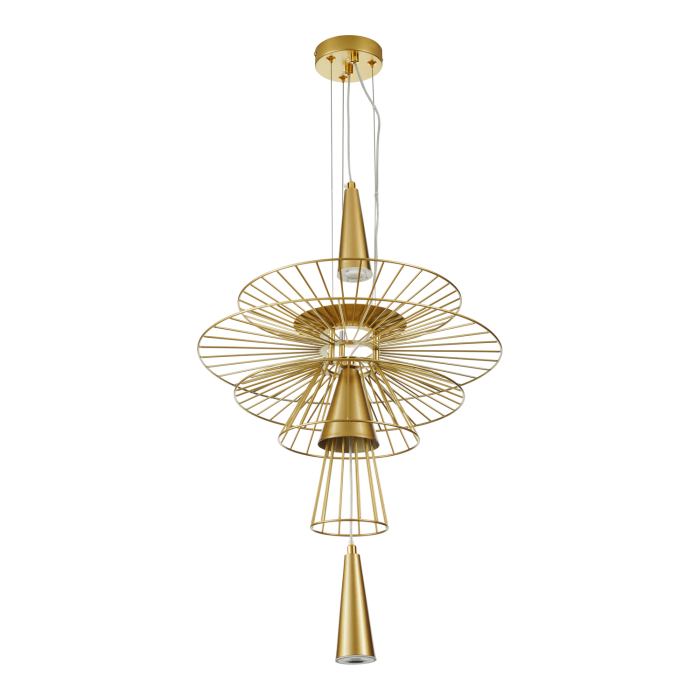 Step into Design Lampa wisząca SUSSO S złota 40cm