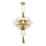 Step into Design Lampa wisząca SUSSO S złota 40cm