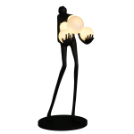 Step into Design Lampa podłogowa WOMAN czarna 180cm