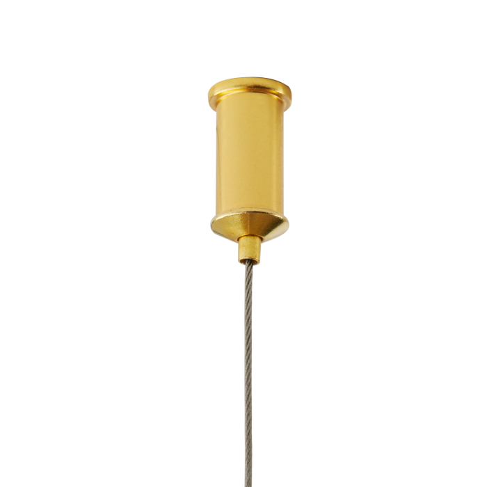 Step into Design Lampa wisząca CIRCLE 80+80+80 LED złoty połysk na 1 podsufitce