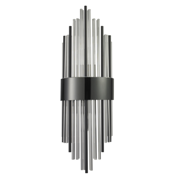 Step into Design Lampa ścienna DRACO czarna 60cm