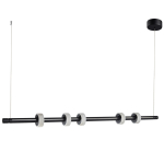 Step into Design Lampa wisząca RINGO LED czarna 150cm