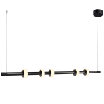 Step into Design Lampa wisząca RINGO LED czarna 150cm