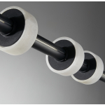 Step into Design Lampa wisząca RINGO LED czarna 150cm