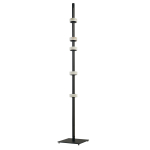 Step into Design Lampa podłogowa RINGO czarna 182cm