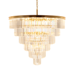 Step into Design Lampa wisząca SPLENDORE złota 100cm