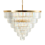 Step into Design Lampa wisząca SPLENDORE złota 100cm