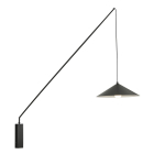 Step into Design Lampa ścienna SWING czarna 151cm
