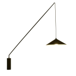 Step into Design Lampa ścienna SWING czarna 151cm