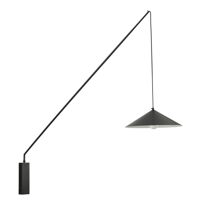 Step into Design Lampa ścienna SWING czarna 151cm