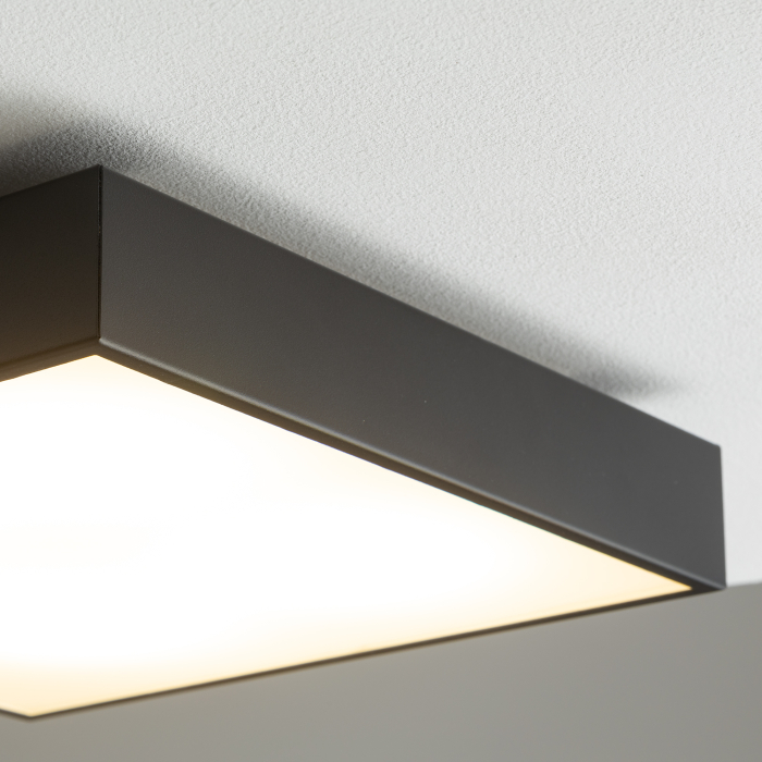 Nowodvorski QUAD  Sufitowa Plafon Max moc 15W only LED GX53 Czarny 10471