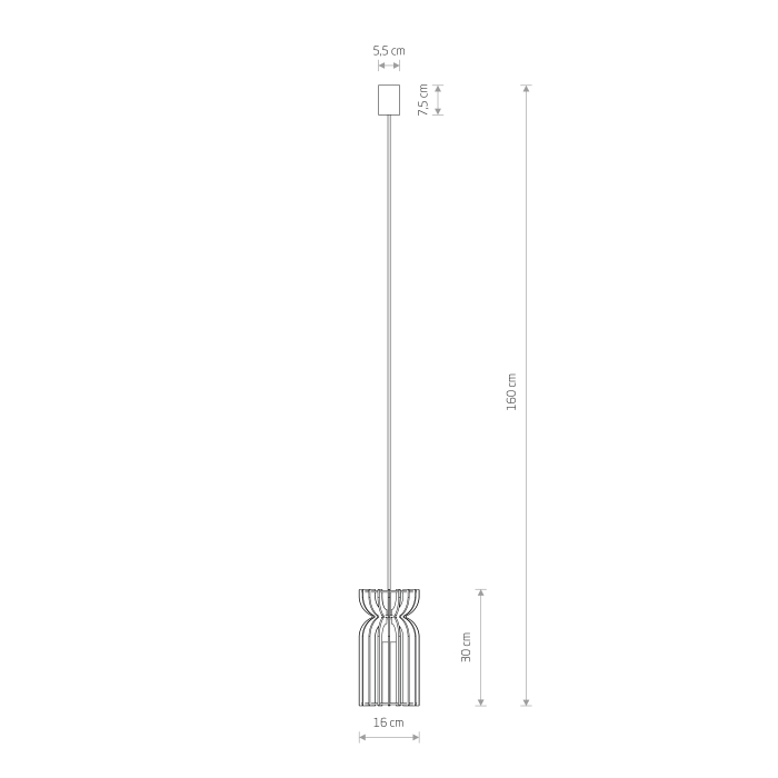 Nowodvorski KYMI B Max moc 60W E27 Naturalne drewno 10571