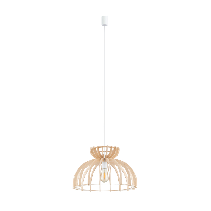Nowodvorski KYMI C  Sufitowa Wisząca Max moc 60W E27 Naturalne drewno 10572