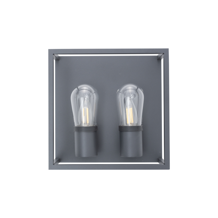 Nowodvorski MARGOT II Zewnętrzna  Ścienna Natynkowa Max moc 6W LED E14 Grafitowy 10503