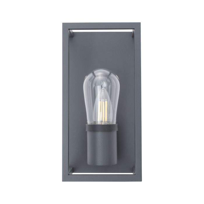 Nowodvorski MARGOT I Zewnętrzna  Ścienna Natynkowa Max moc 6W LED E14 Grafitowy 10504
