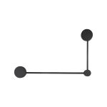 Nowodvorski ORBIT  Ścienna Kinkiet Max moc 8W GX53 Czarny 10638