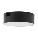 Nowodvorski LID ROUND LED 15W  Sufitowa Plafon Max moc 15W LED 3000K Czarny 10406