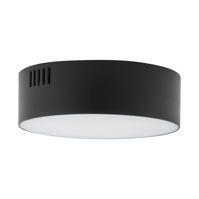 Nowodvorski LID ROUND LED 15W  Sufitowa Plafon Max moc 15W LED 3000K Czarny 10406