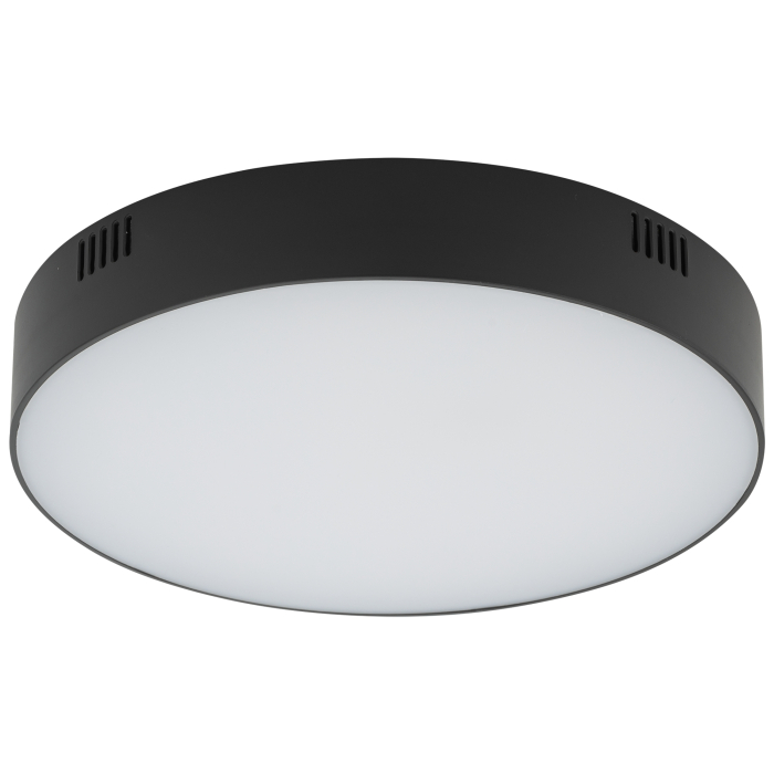 Nowodvorski LID ROUND LED 35W  Sufitowa Plafon Max moc 35W LED 3000K Czarny 10408