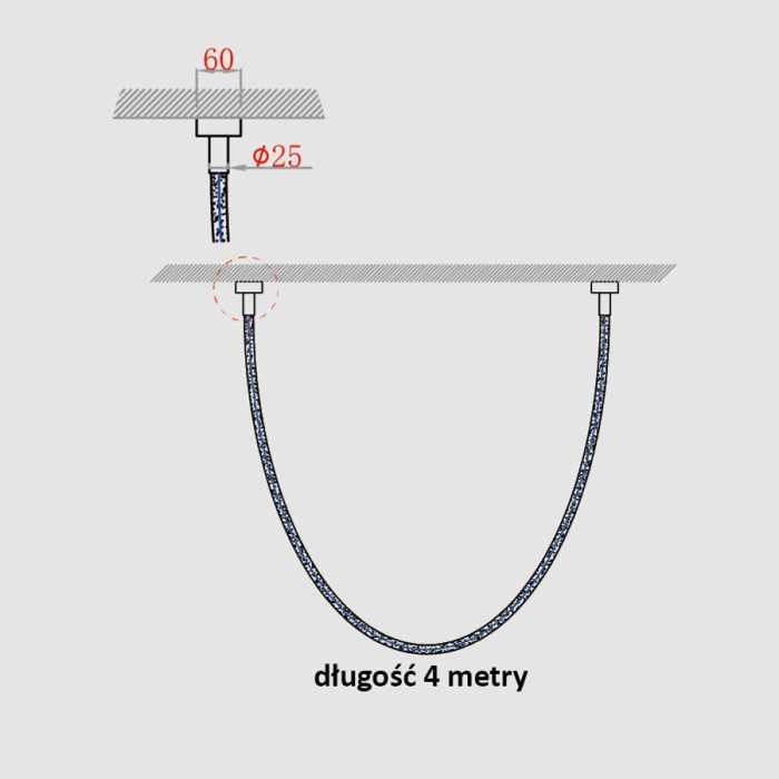 Light Prestige Rope Light 4m CCT Tuya 1xLED LP-642/4M