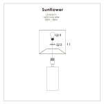 Light Prestige Sunflower biurkowa czarna 1xE27 LP-818/1T BK